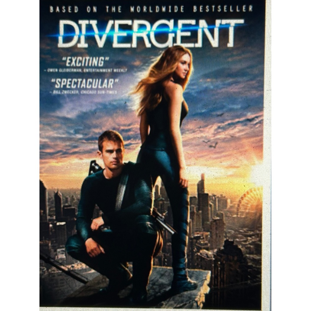 Divergent DVD Tested Works Disc Only Action Movie Theo James Shailene Woodley